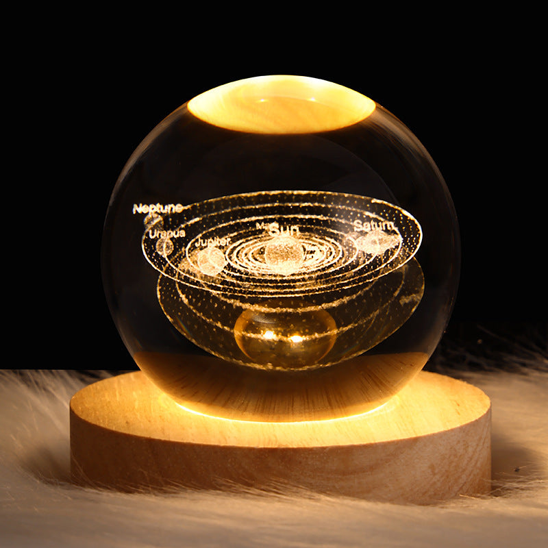 Crystal Ball Small Night Lamp Projection