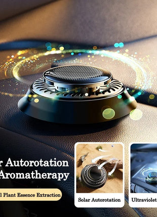 Solar Powered Car Air Freshener & Cleaner Perfume Fragrance Diffuser