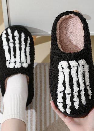 Halloween Ghost Hand Cartoon Thermal Cotton Slippers