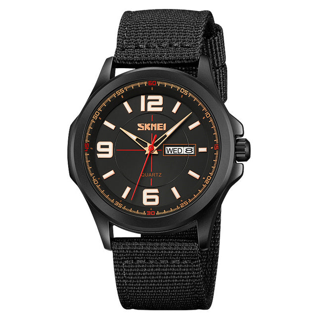 Round Luminous Waterproof Quartz Watch