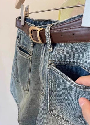 High Waist Denim Shorts