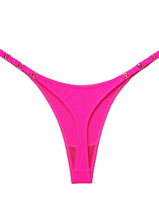 Ice Silk Hip Lift Low Waist T Thong