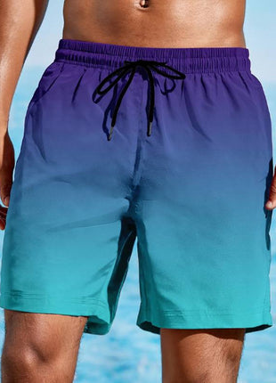 Fashion Gradient Color 3D Digital Printing Men