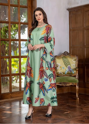 Light Green Long Sleeve Dress