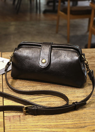 Korean Soft Leather Medium crossbody Handbag