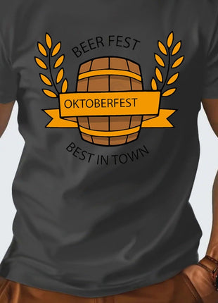 3D Digital Printed Casual Round Neck Short Sleeved Shirt