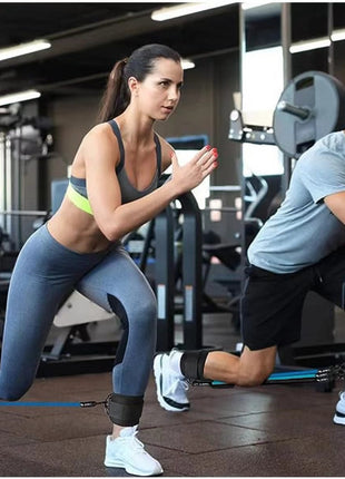 Ankle Strap Resistance Bands Hip Leg Strength Pull Rope Fitness Elastic Training Home Yoga Pilate Crossfit Workout Gym Equipment