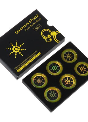 Cell phone radiation protection stickers