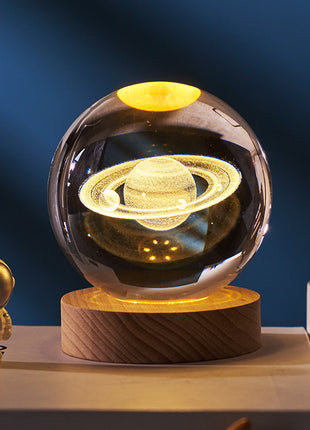 Crystal Ball Small Night Lamp Projection