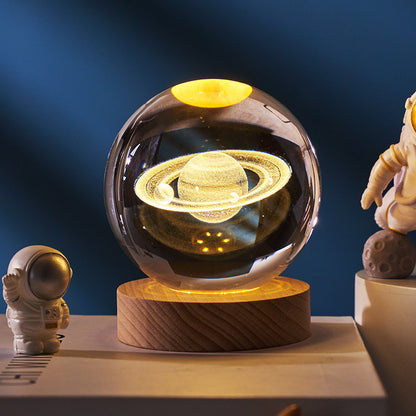 Crystal Ball Small Night Lamp Projection