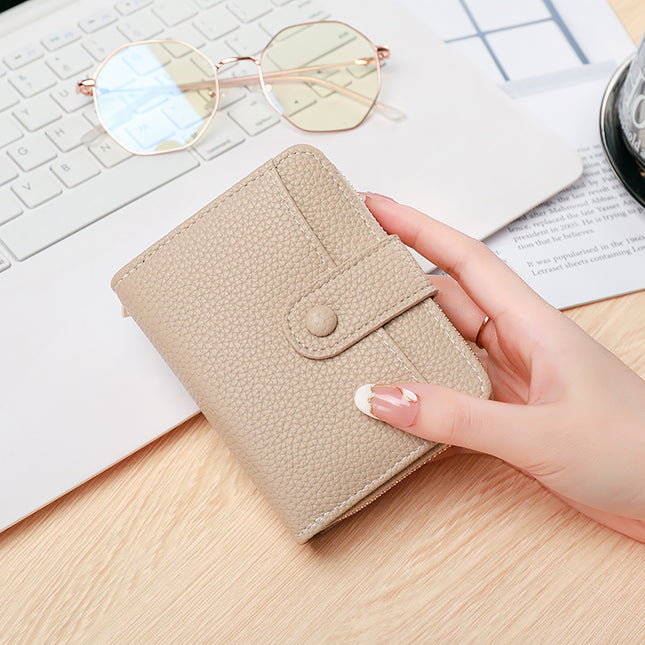 Lychee Pattern Short Wallet