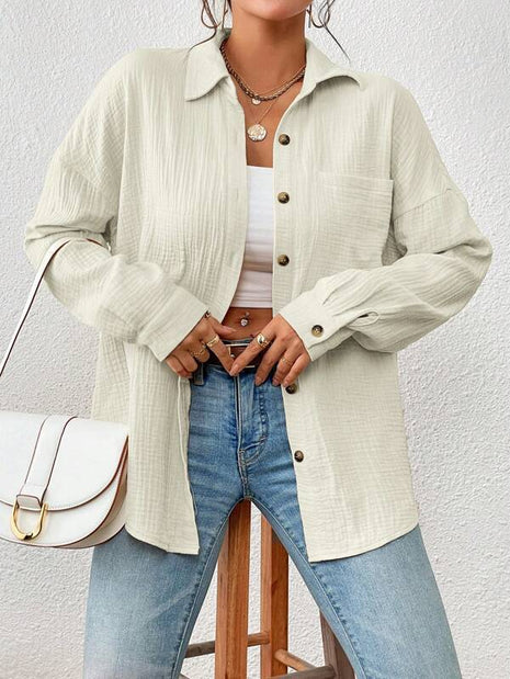 Autumn Drop Shoulder Blouse