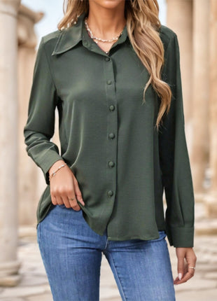 Bottomed Close Long Sleeve Shirts
