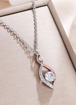 Simple Smart Necklace Two-color Electroplating