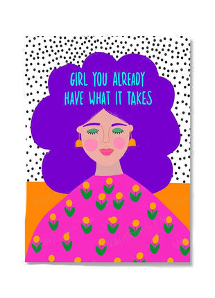 Floral Botanical Girls - 50x75 cm