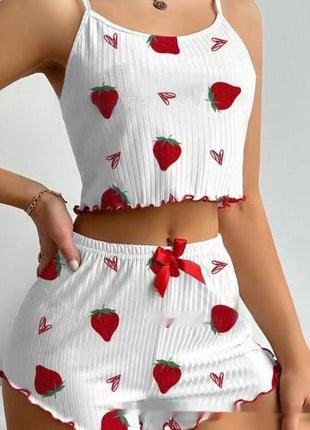 Summer Elastic Pyjamas Set