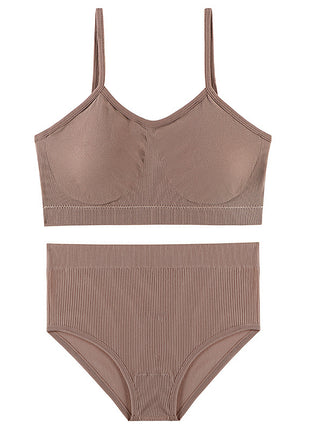 No Steel Ring Comfortable Breathable Bra & Panties Set