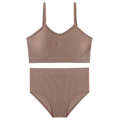 No Steel Ring Comfortable Breathable Bra & Panties Set