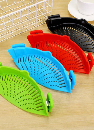 Clip-On Silicone Strainer Funnel
