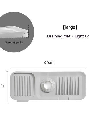 Faucet Silicone Mat Anti-splash with Drain