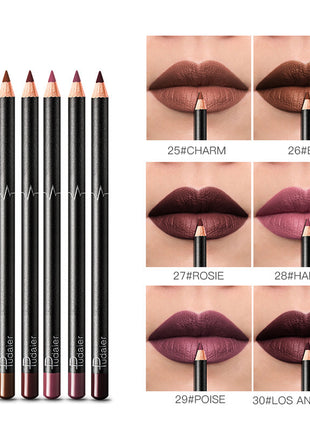 PUDAIER Lipliner Waterproof Set of 6