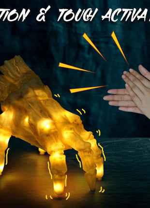 Halloween Electric Luminous Crawling Zombie Hand with Spooky Sound