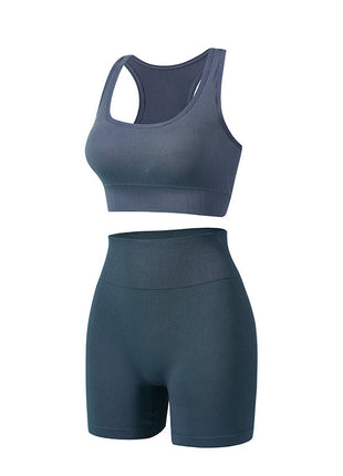 Wireless Bra and Shorts Sport Set