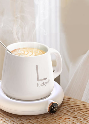 Smart Heating Coffee Mug Warmer Coaster with Constant Temperature Pad