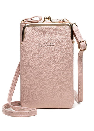 Lychee Pattern Diagonal Shoulder Purse Bag