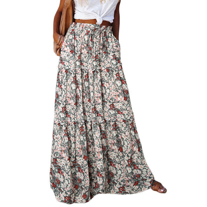 Loose Casual High Waist Skirt