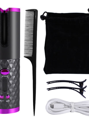 Effortless Curls Anywhere – Wireless, Fast & Beautiful in Minutes!