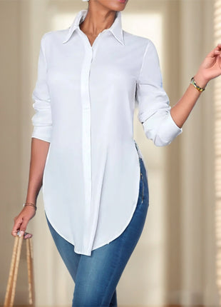 Split Button Front Shirt