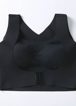 Plus Size Ice Silk Seamless Back Bra