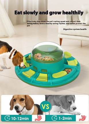 Interactive Dog Puzzle IQ Improvement and Slow Feeding Nutritious Non-Electric Plastic