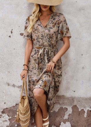 Summer Long Belt A-line Dress