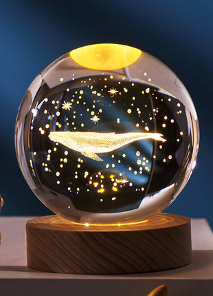 Crystal Ball Small Night Lamp Projection