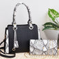 Serpentine Stitching Fashion Combination Bags