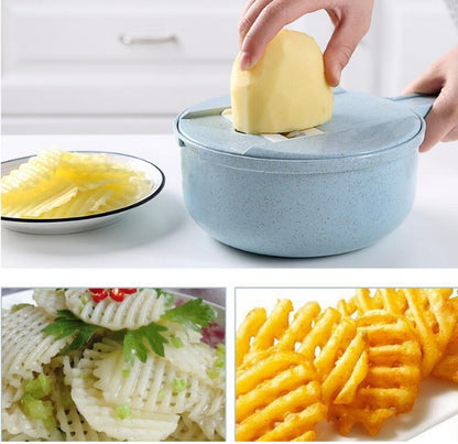 8 In 1 Multipurpose Slicer with Strainer