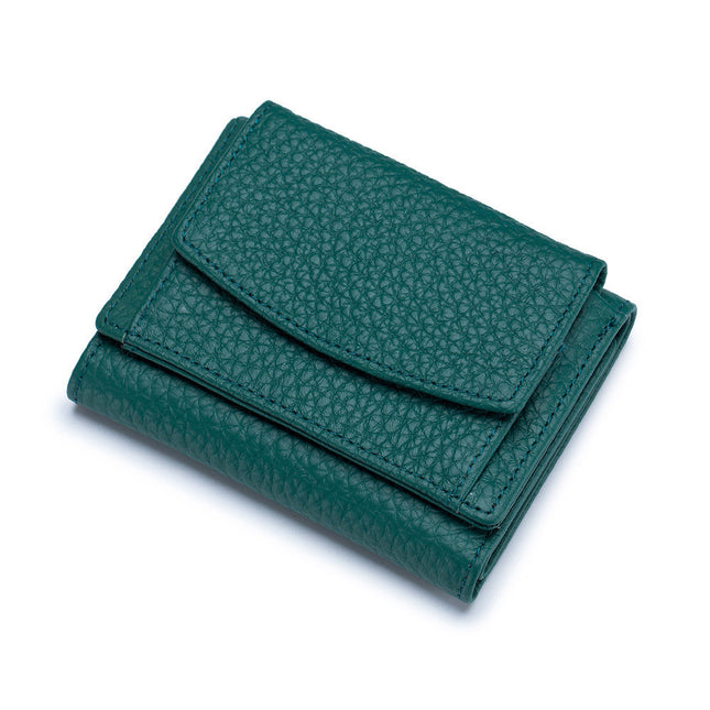Japanese Style Leather Mini Wallet
