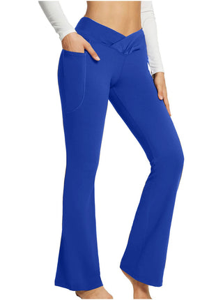 High Waist Slim Fit Wide Leg Yoga Pants