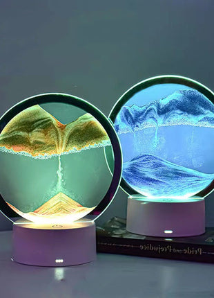 Creative 3D Quicksand Table Lamp