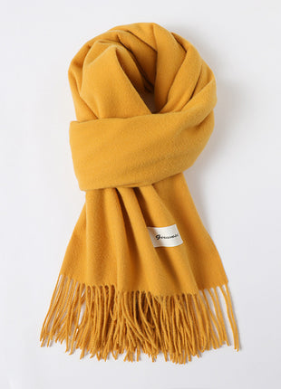 Tassel Cashmere Scarf