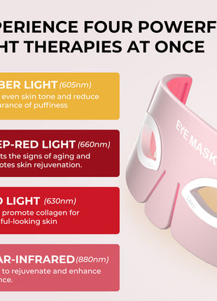 Light Eye Mask Four-color LED technology