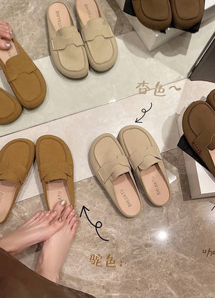 Women's Soft Bottom Ankle Shoes Round Toe Flats