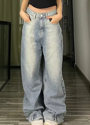 Straight Loose Wide-leg Bell-bottoms Jeans