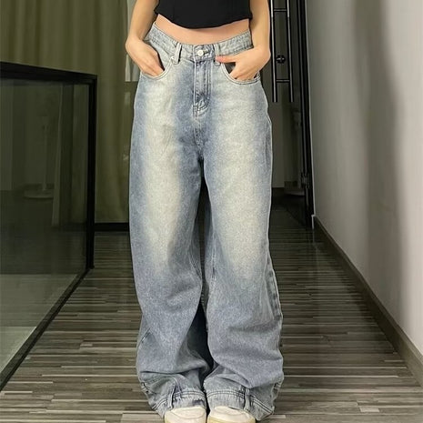 Straight Loose Wide-leg Bell-bottoms Jeans