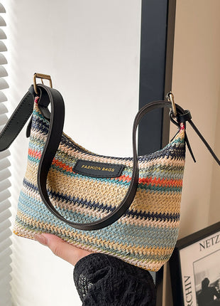 Soft Woven Shoulder Bag