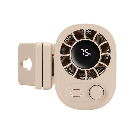 Portable Clip Fan – USB Rechargeable, Adjustable, and Quiet Cooling