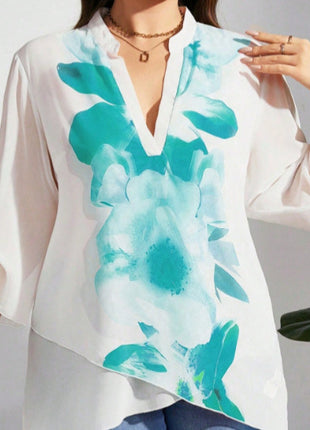 Plus Size Loose Elegant Shirt
