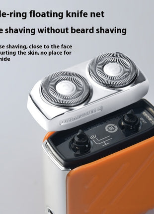 Portable Mini Electric Shaver – Double Cutter Head